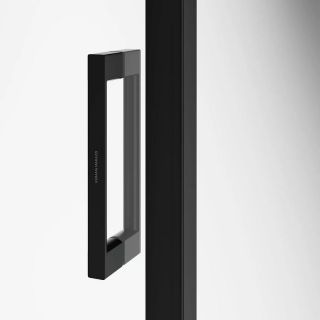 Душевая дверь Kerama Marazzi Lindo LN.100.SD.BLK.M 100 см с функцией soft close стекло прозрачное профиль чёрный матовый